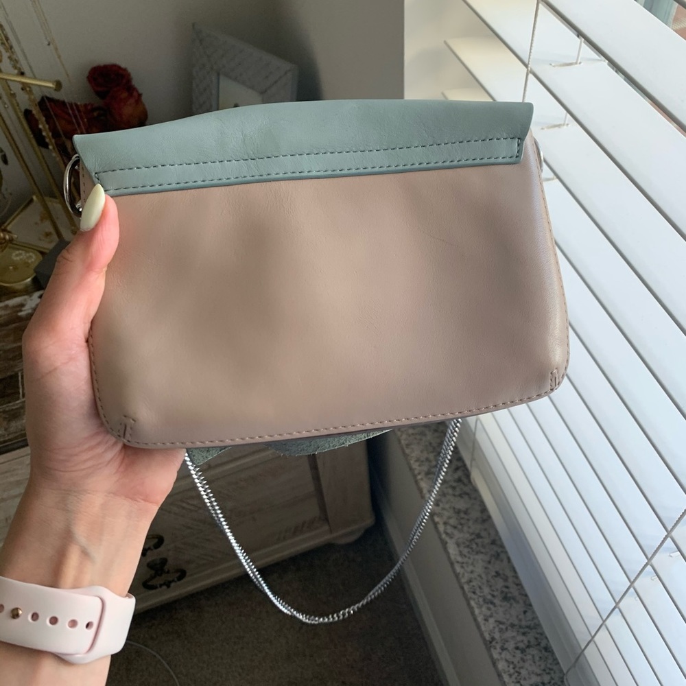 ALLSAINTS Zep Colorblock Leather Shoulder Bag - Picture 8 of 8